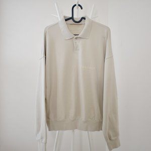 FEAR OF GOD ESSENTIALS Beige Long Sleeve Polo